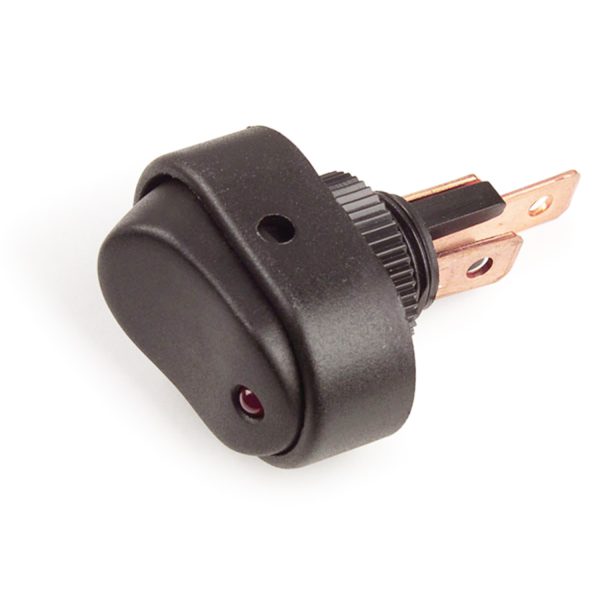 Rocker Square Switch On / Off Position, 3 Blade Terminal, 30 Amp, 12 V, Yellow Replaces # 82-2134