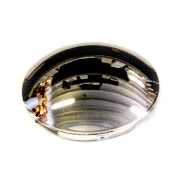 Hubcap Front Round Chrome (4 Notch cutout 8-23/32") Replaces # F245696