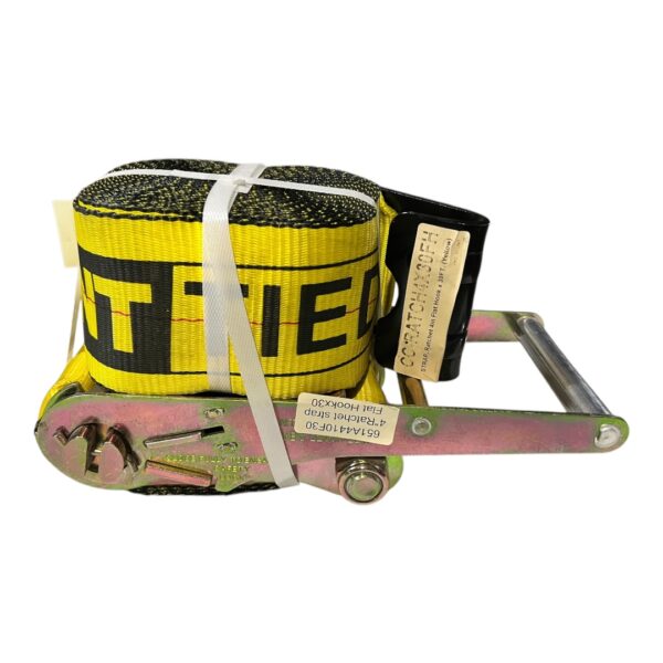 4in Ratchet Strap Flat Hook x 30FT (Yellow) Replaces # 651A4410F30 - Image 3