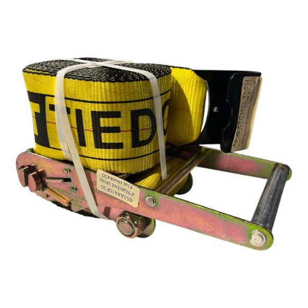 4in Ratchet Strap Flat Hook x 30FT (Yellow) Replaces # 651A4410F30 - Image 5