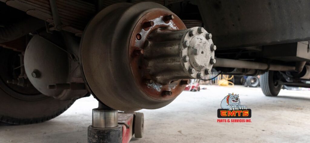 The 16.50"x7" brake drum, 10 holes, 9.44" pilot, and 11.25"