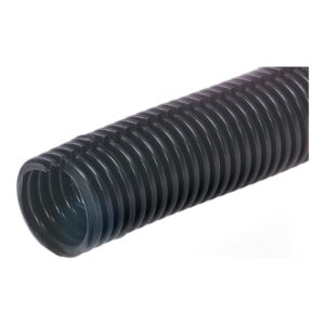 Split Flex Convoluted Tubing, 1/2'', Length 7'', BLACK Replaces # 83-7001