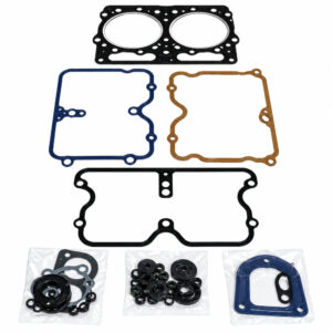 Upper Gasket Set for CUMMINS 855 Replaces # 131350 Big Cam (IV) 5 Bolt Rocker Cover (w/ Fixed & 3801451 Timing) w/ Oversize Grommet Heat Gasket (Early Kit)