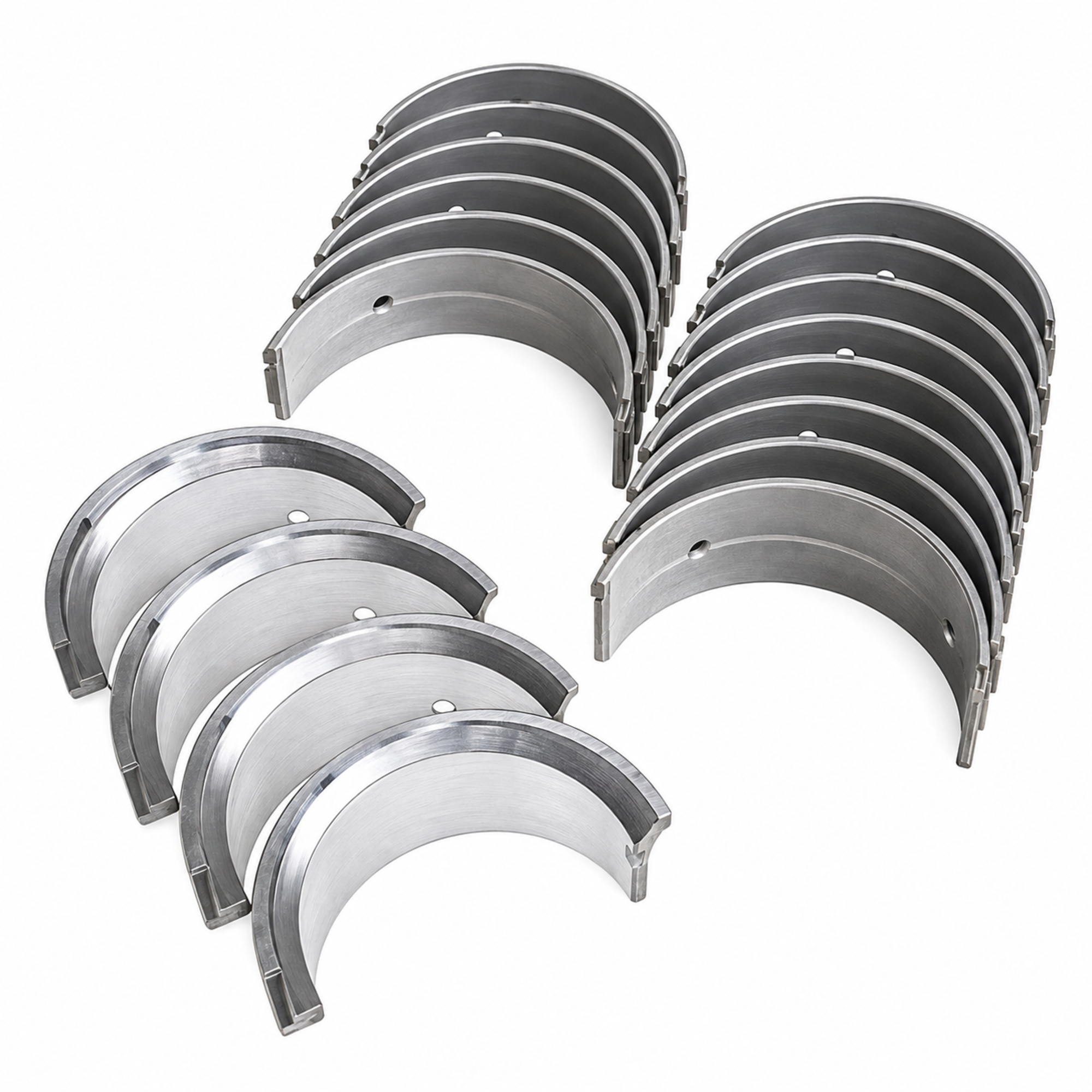 Main Bearing Kit for CUMMINS N14 & 855 (.STD) (14 Lock Plates) (2 Thrust Washer Pairs) Replaces # 3801260