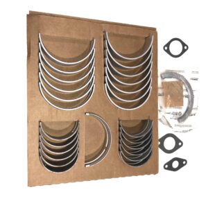 Lower Bearing Kit for DETROIT DIESEL Series 60 (.STD) Replaces # 23531605 (Non Articulated Piston) Overhaul Kit (Includes Rod, Main & Thrust Bearings)
