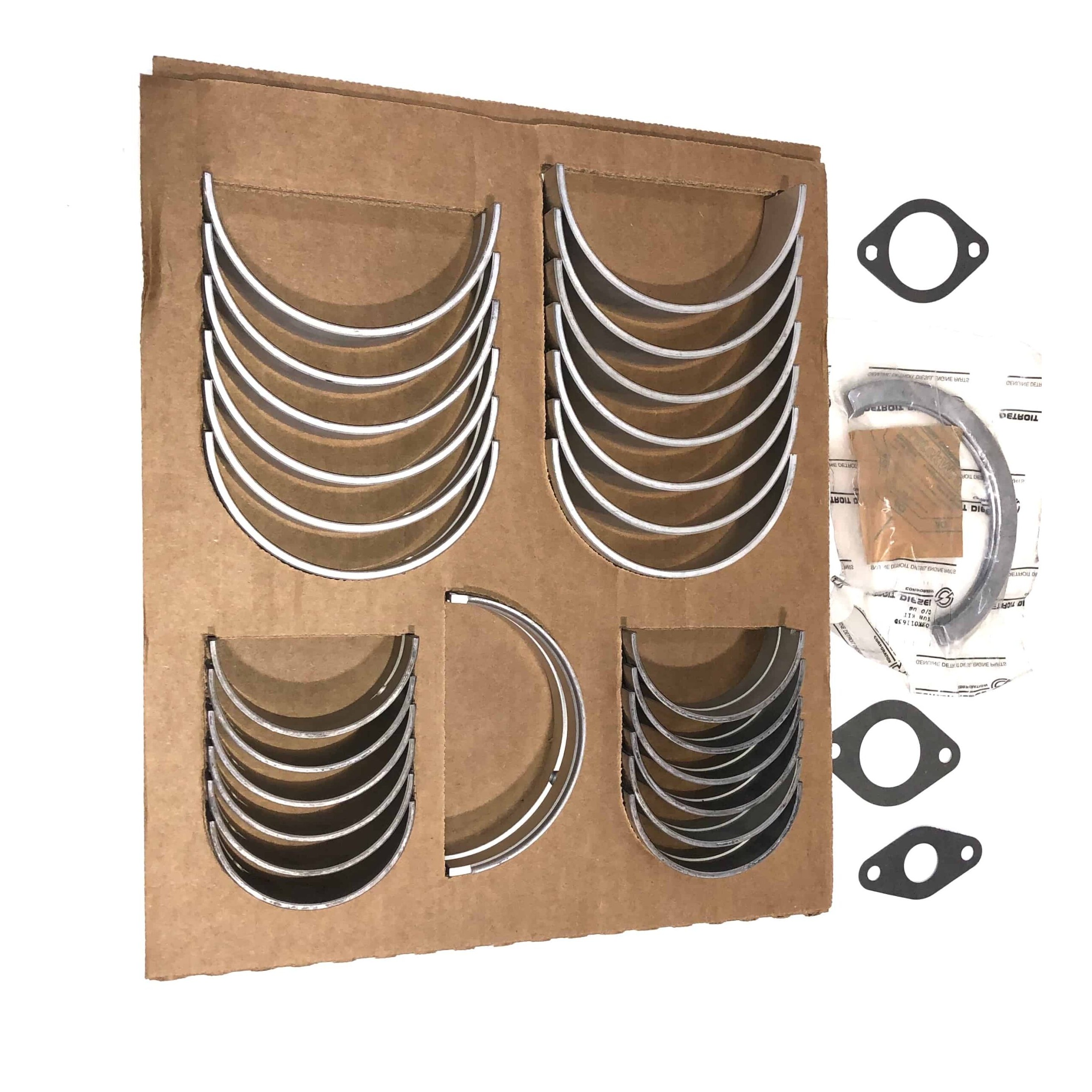 Lower Bearing Kit for DETROIT DIESEL Series 60 (.STD) Replaces # 23531605 (Non Articulated Piston) Overhaul Kit (Includes Rod, Main & Thrust Bearings)