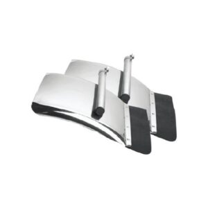 Quarter Fenders Set (24" x 24") Round Tube Stainless Steel (Pair) Replaces # F245690