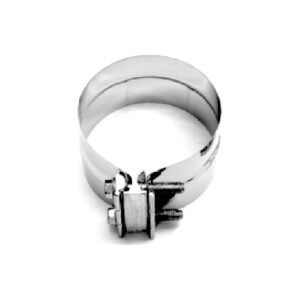Exhaust Clamp Stainless for MACK  Replaces # 11ME229P5 (Preformed Round)(4in)