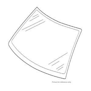 Windshield Glass for MACK  Replaces # 124SX35AM (CH/CX/CL/GU Models) RH (Tinted)