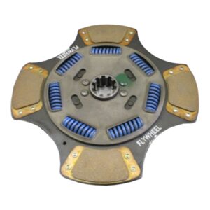 Clutch Disc Front/Rear Position; for MACK  Replaces # 2104-128462-4 15-1/2in Diameter; 7 Spring Hub Type; Ceramic, 4 Pad Facing Type; 2in x 10 Spline