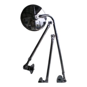Tripod Mirror System Front Fender Safety Mirror for MACK Replaces # 2129-880 (Super Deluxe)