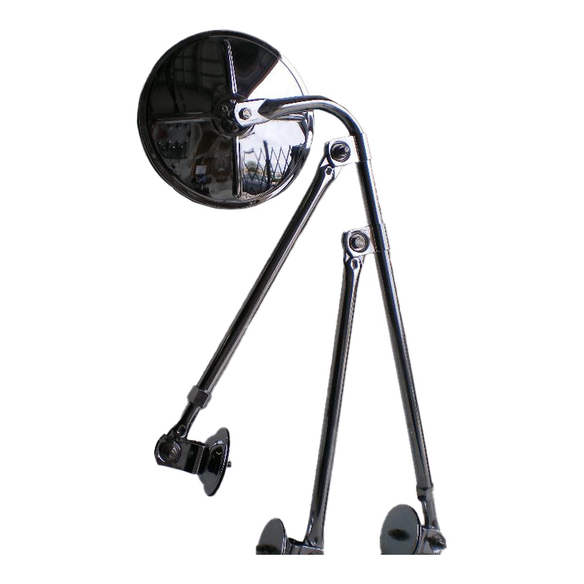 Tripod Mirror System Front Fender Safety Mirror for MACK Replaces # 2129-880 (Super Deluxe)