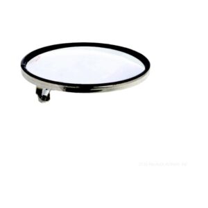 Round Convex Mirror 8-1/2in for MACK  Replaces # FRM4998 (Off-Set) (Incl: L Bracket)
